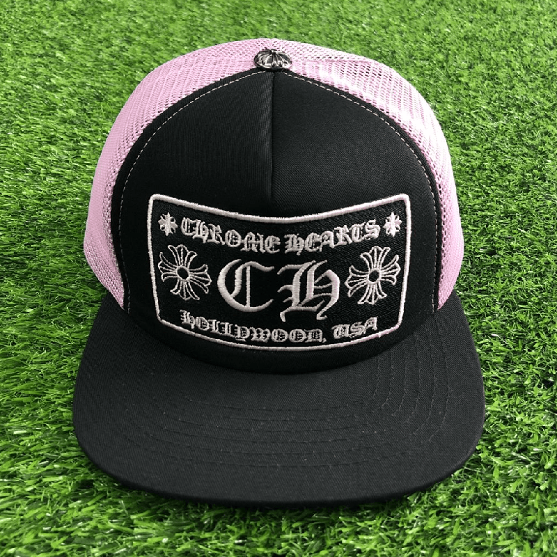 CH FLAT PEAK PINK AND BLACK