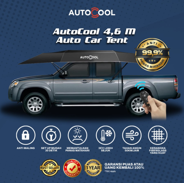 4,6 m Auto Car Tent