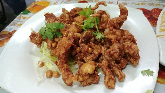 #19 Fried Pork Strips with Red Preserved Beancurd 酥炸南乳肉条