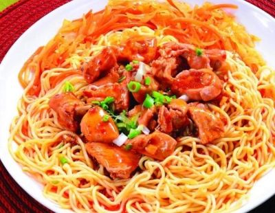 Braised Chicken Noodles