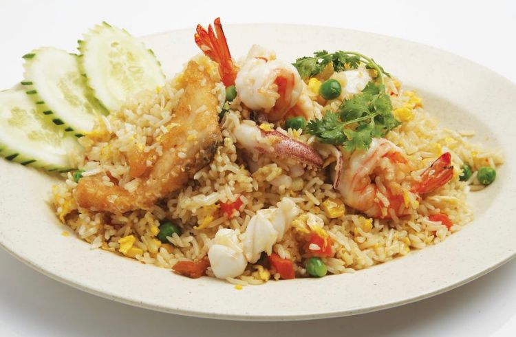 Seafood fried rice 