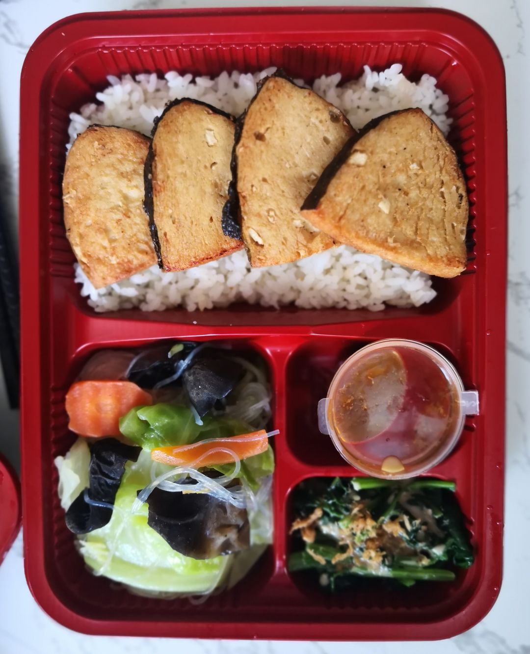 Fish Bento Rice 素鱼饭盒