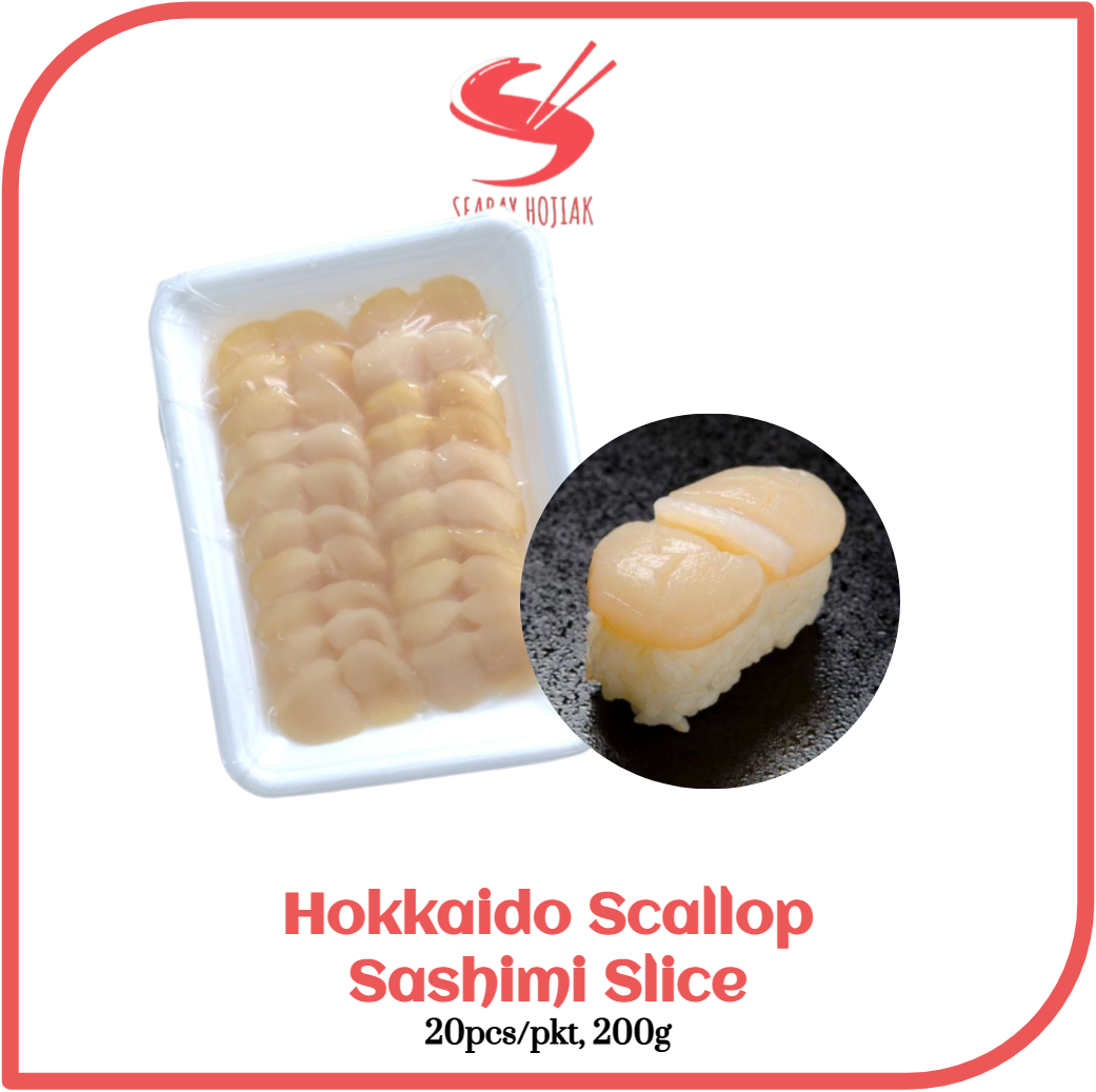 Hokkaido Scallop (Sashimi Slice) 20pcs 200g