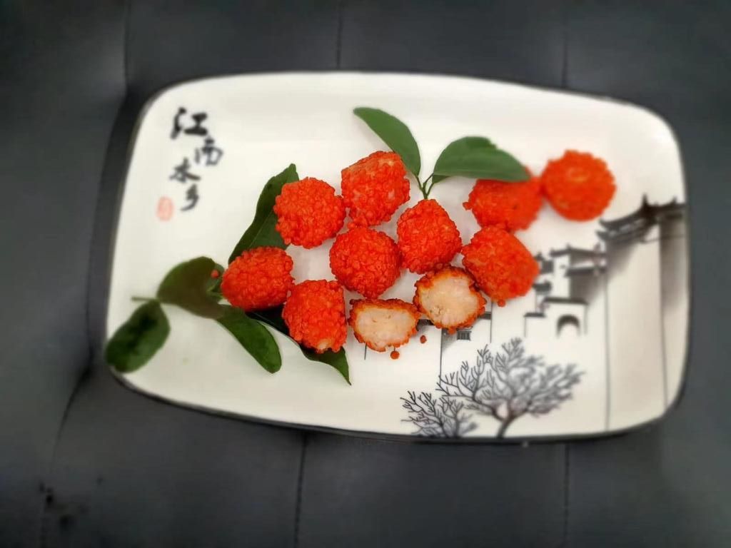 Lychee Prawn Ball 荔枝鲜虾球