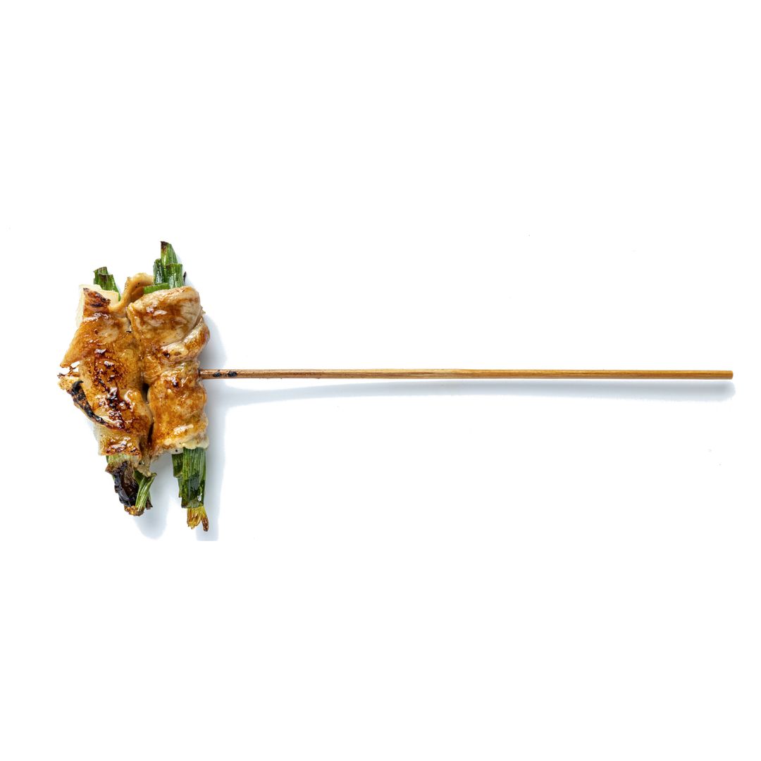 Spring Onion wrapped with Pork Belly BBQ Stick 三层肉包葱烤串
