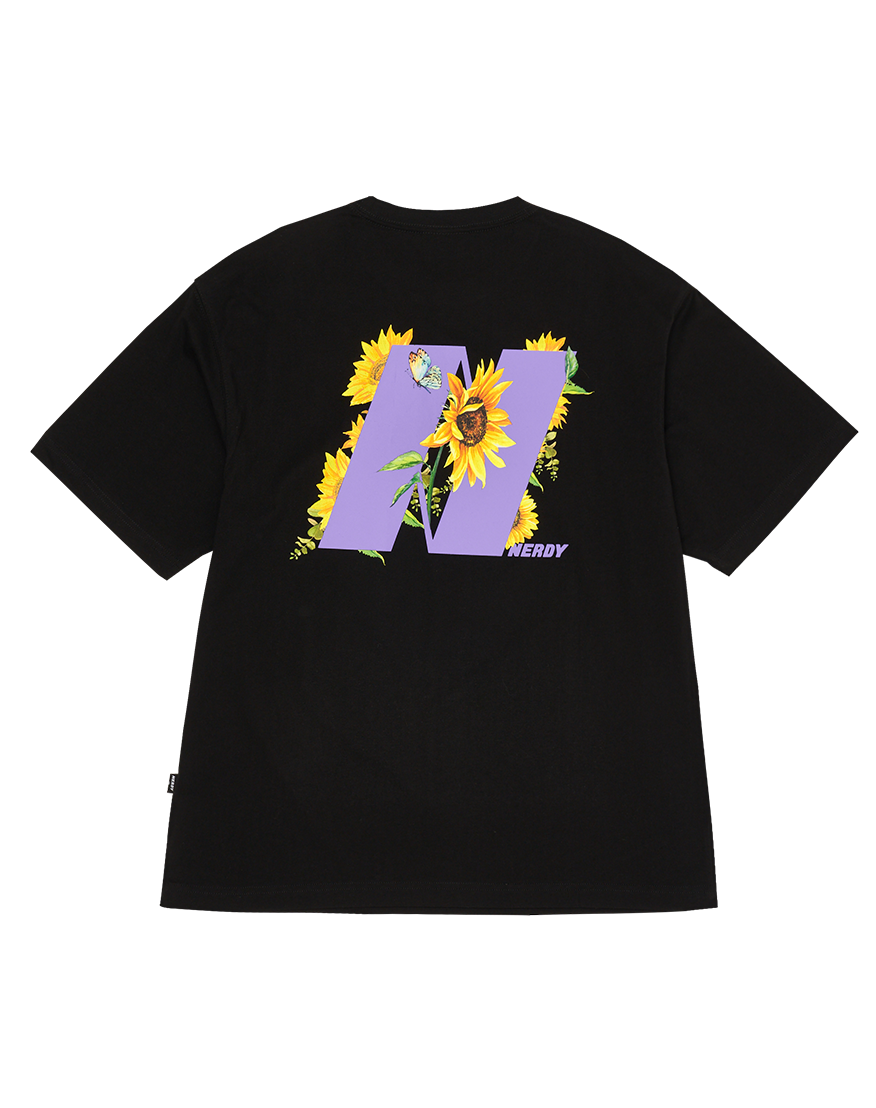 Nerdy Big N Flower - Black