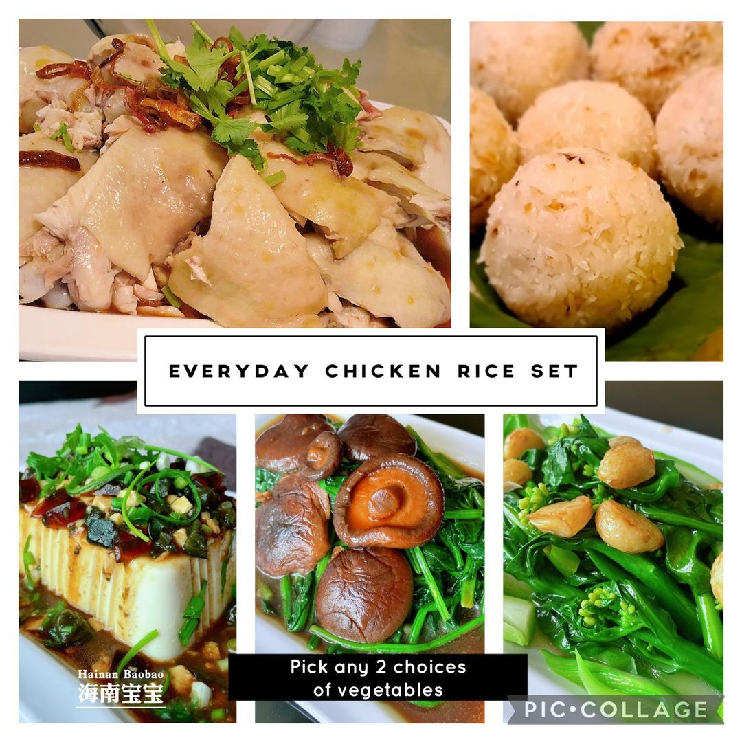 Everyday Hainanese Chicken Rice Set for 3  三人鸡饭套餐