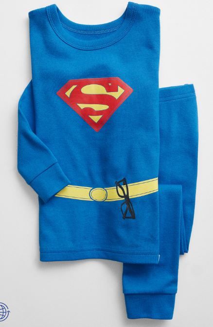 Organic Cotton Superman PJ Set