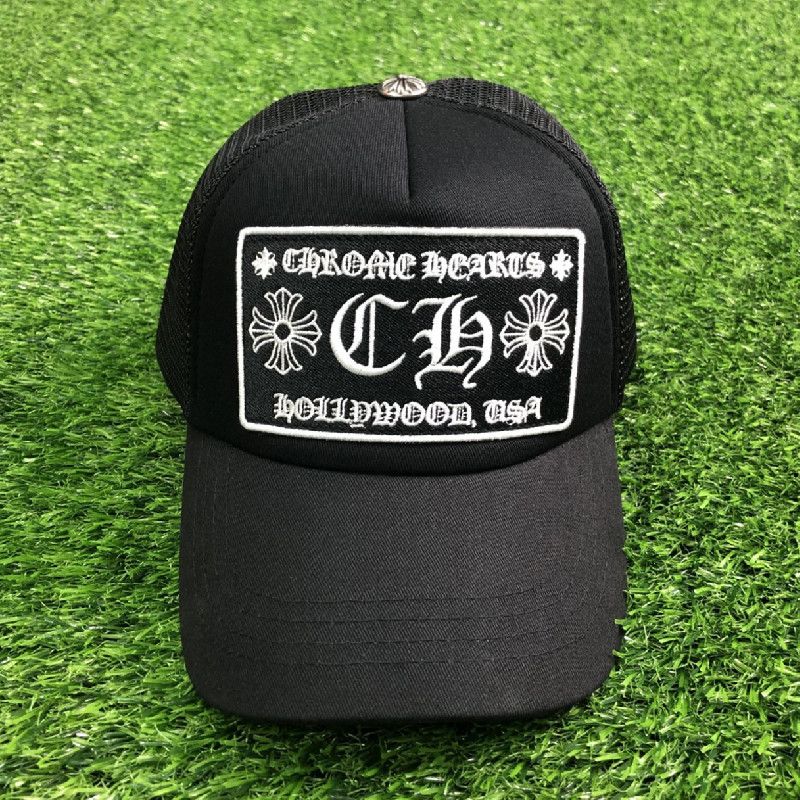 CH CURVED PEAK BLACK 
