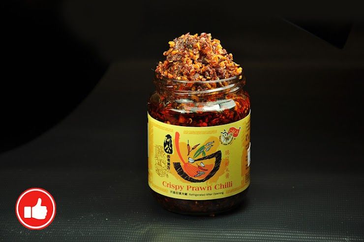 明安阿公脆口虾米辣椒 Ming Ang Ah Gong Crispy Prawn Chili (220g/btl)