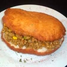 Vetkoek en maalvleis 