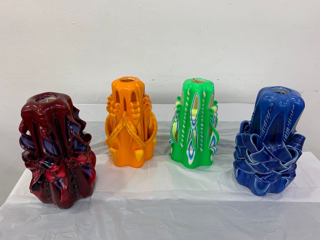 Handmade Candles 2pc Set