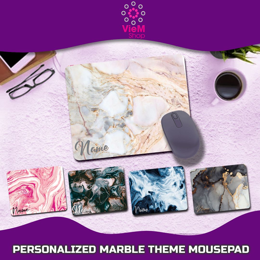 Personalized MARBLE Theme Mousepads