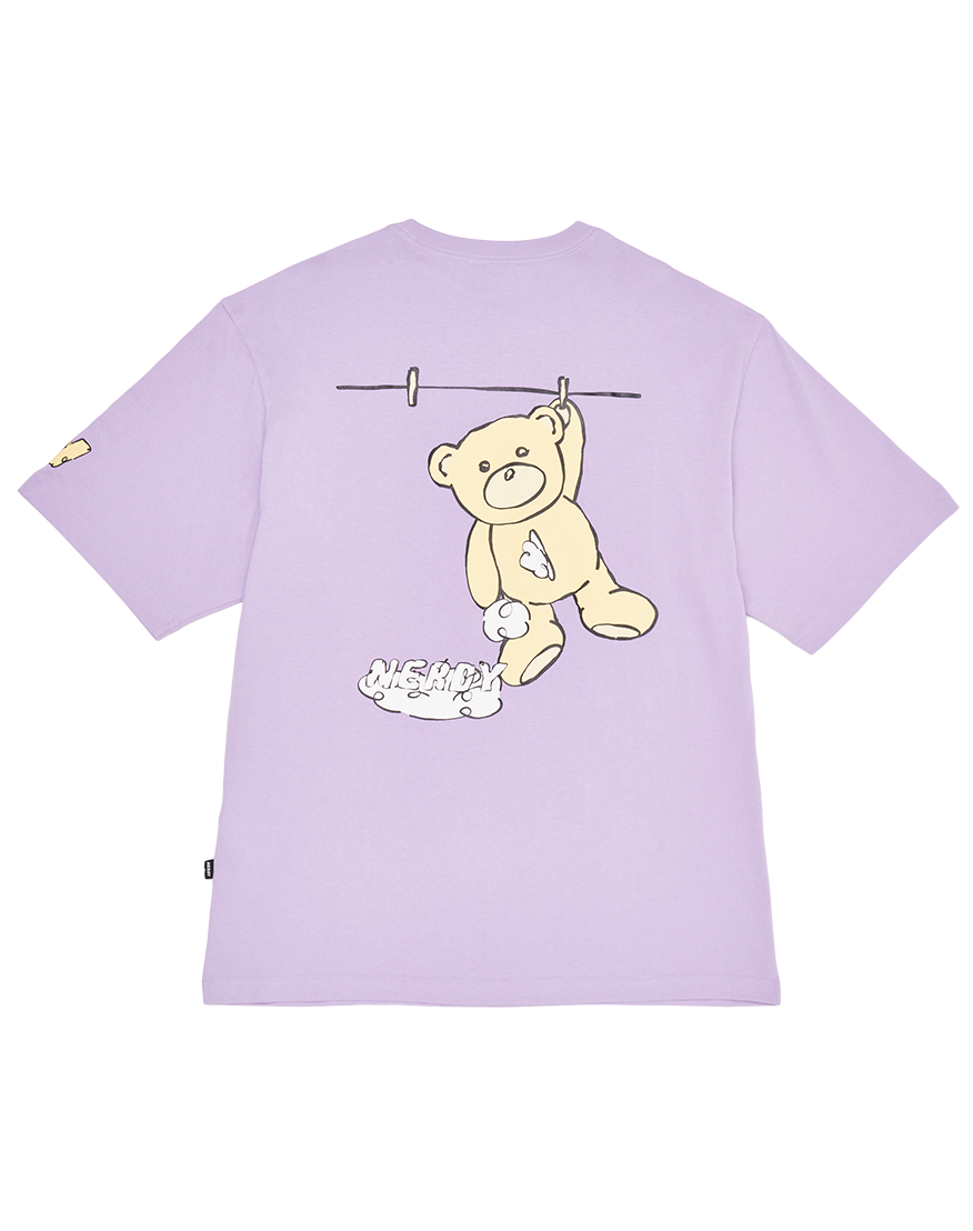Nerdy Hanging Bear - Purple