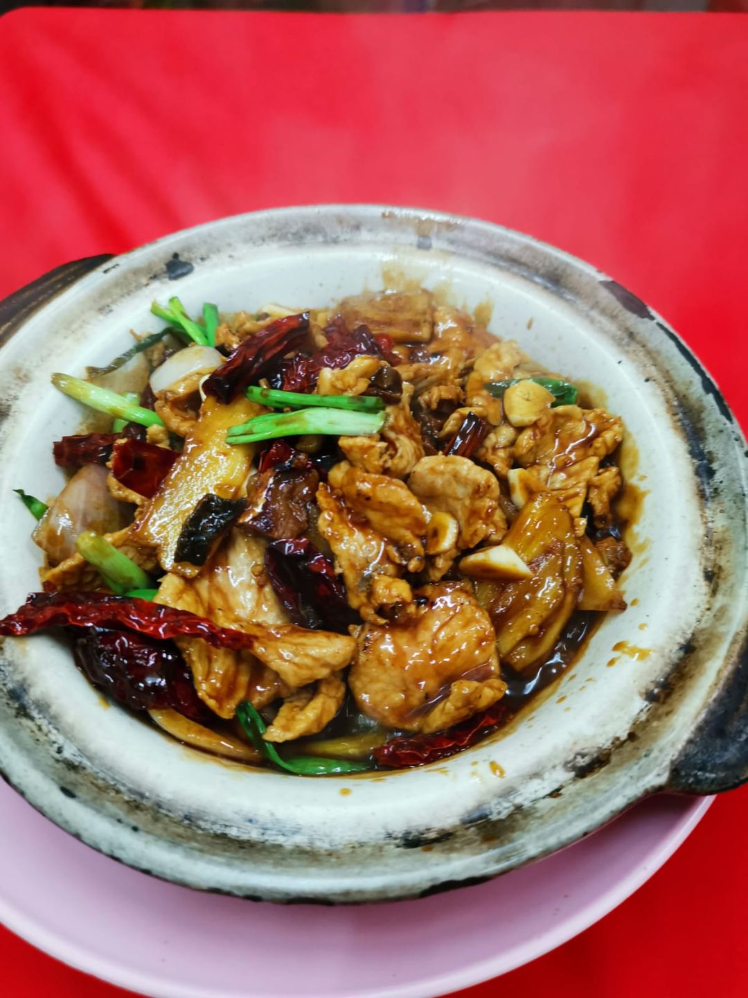 咸鱼花腩煲 Salted-fish Pork belly in claypot