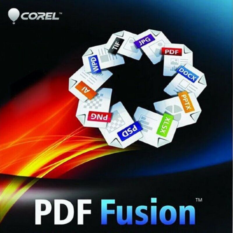 Corel PDF Fusion PDF Editor Software Create Convert Edit Text Lifetime Key