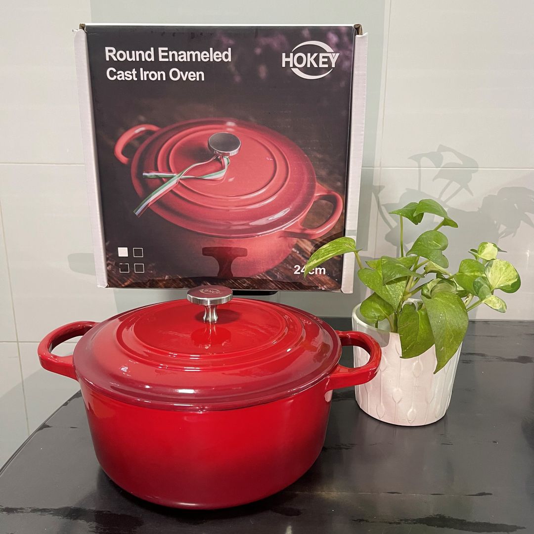 Hokey Round Enameled Cast Iron Oven 珐琅锅 24cm 
