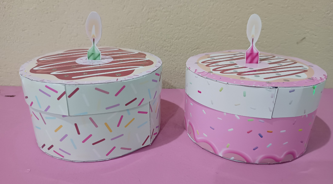 Caja torta Feliz Cumpleaños 