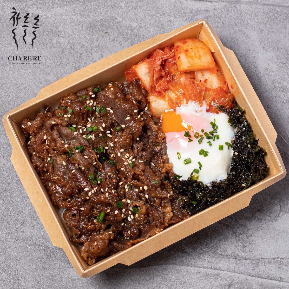 Fuh-yo (Bulgogi Rice Bowl - Beef) - Cha Re Re 차르르 | Take App