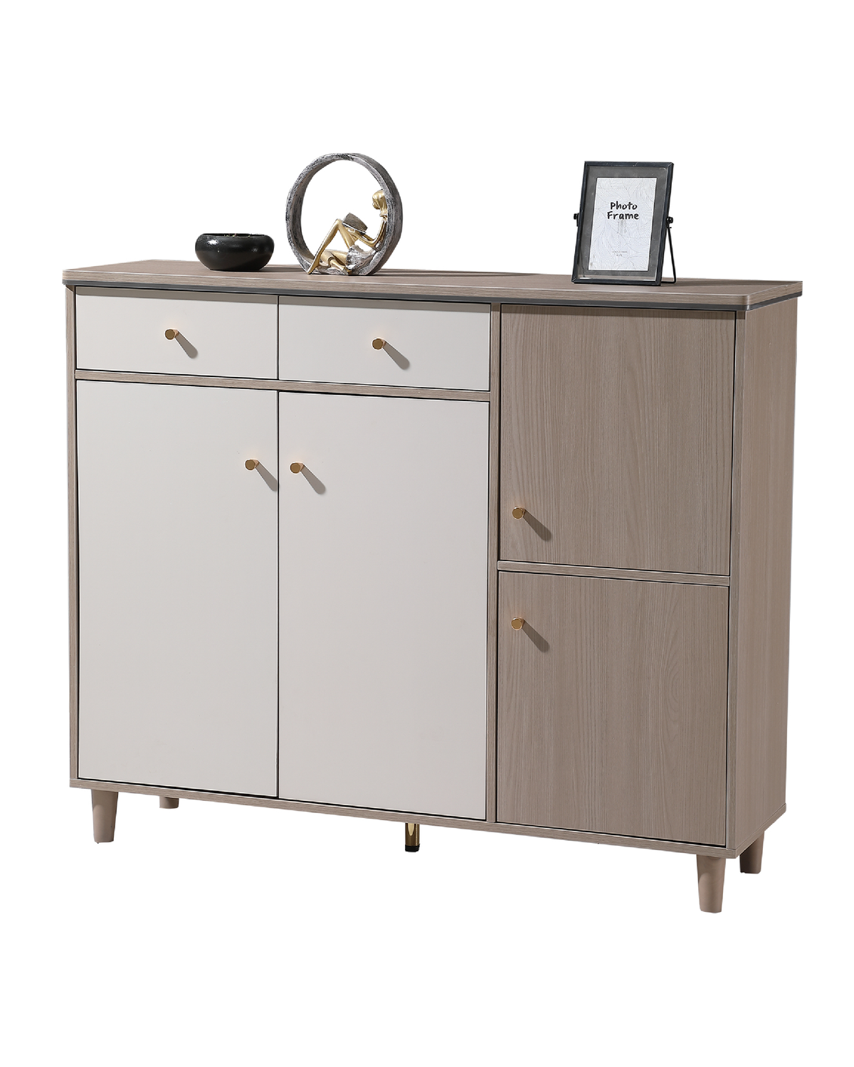 10500070 - CEMBRA SHOE CABINET (CHERRY WOOD) - Urbanlife BN