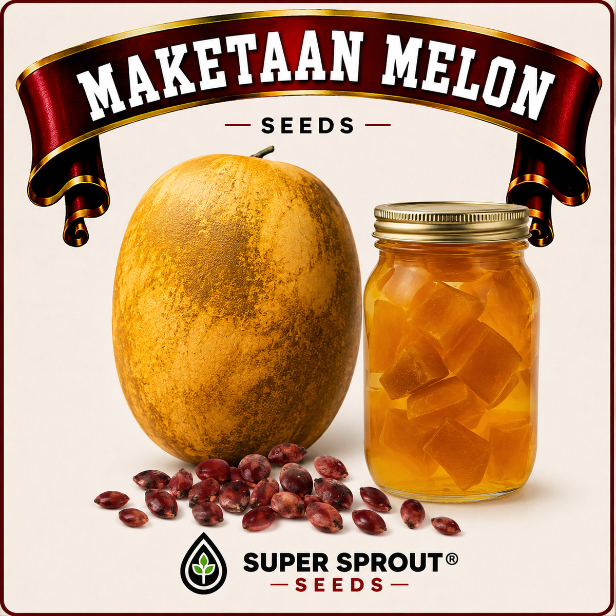 🍈MAKETAAN MELON🍈 x 10 seeds - SUPER SPROUT ONLINE SEED STORE 🍈MAKETAAN MELON🍈 x 10 seeds - SUPER SPROUT ONLINE SEED STORE
