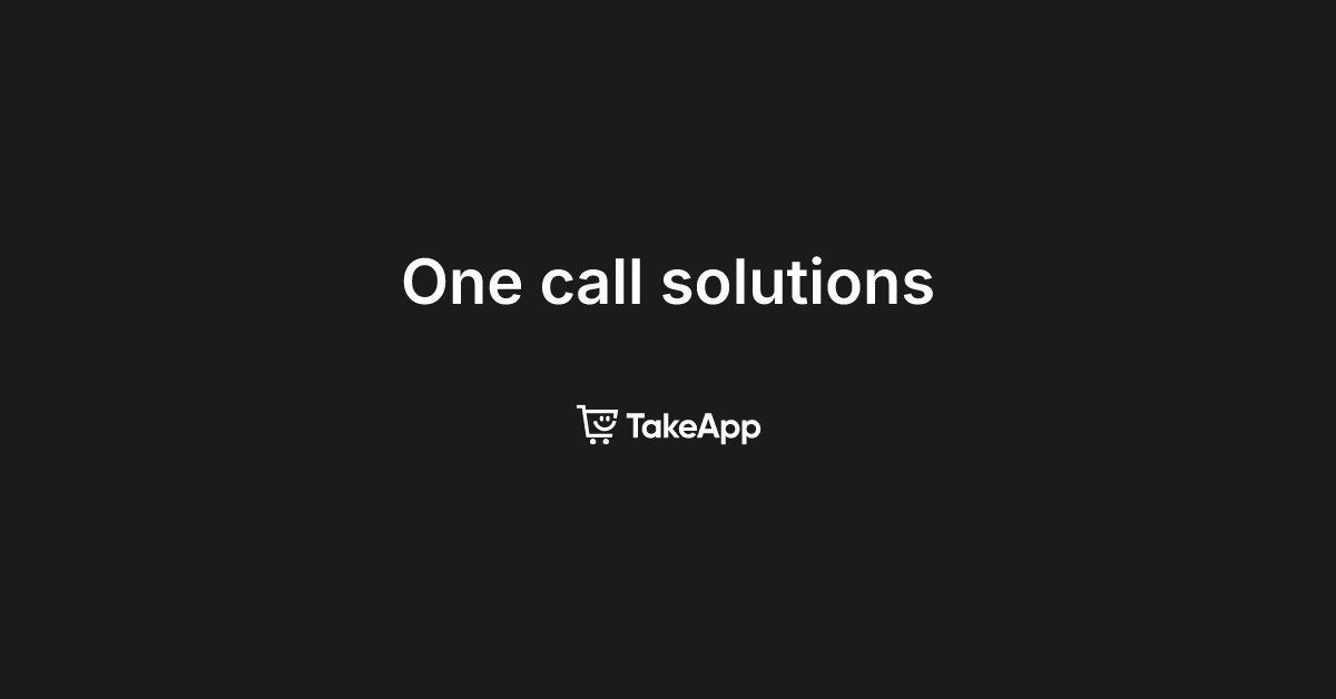 One call solutions | Take App