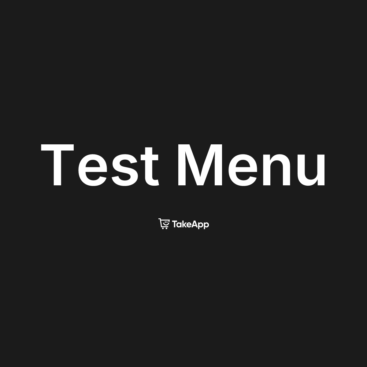 Test Menu | Take App