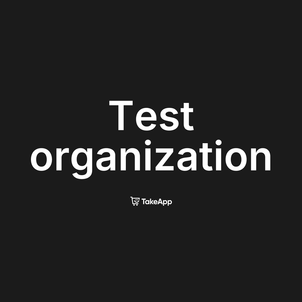 Test organization | Take App