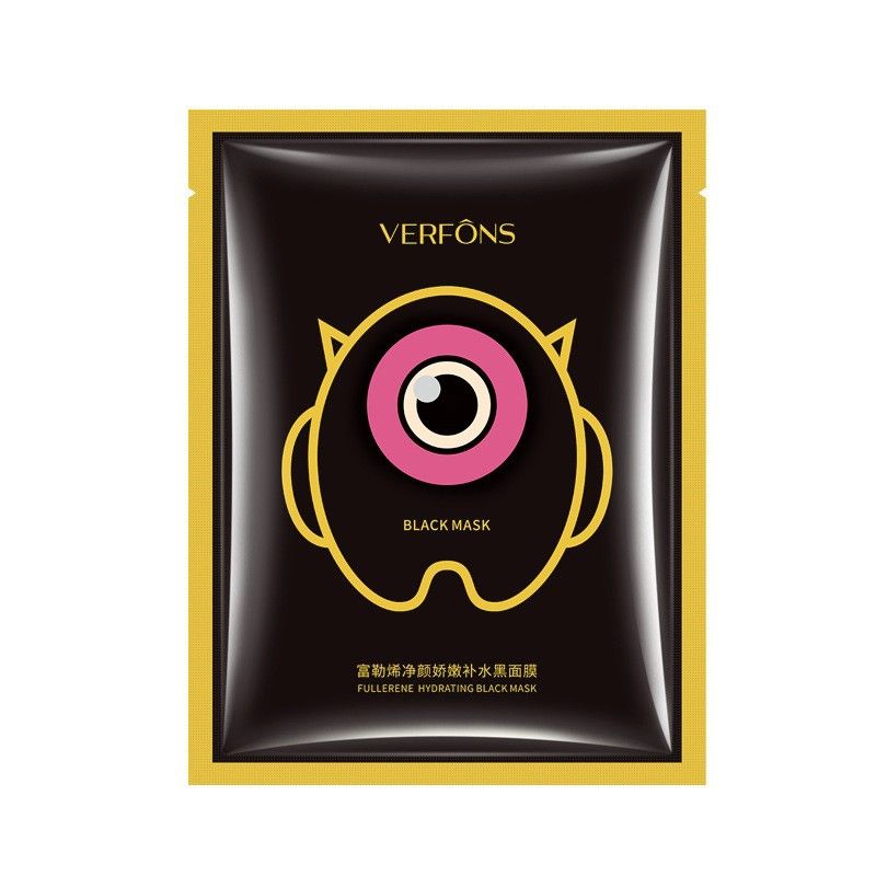 Verfons Fullerene Hydrating Black Mask_0