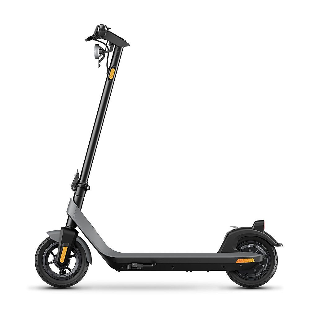 NIU - KQi2 Pro Foldable Electric Kick Scooter w/ 25 mi Max Operating Range & 17.4 mph Max Speed - Grey_0