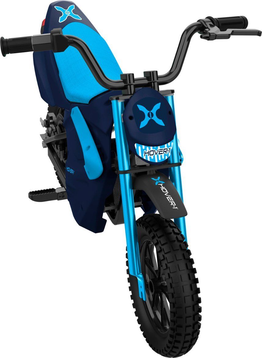 Hover-1 - Trak Electric Dirt Bike for Kids, Silent-chainless motor, Lithium-ion Battery, 9 mi Range, 9 mph Max Speed - Blue_2