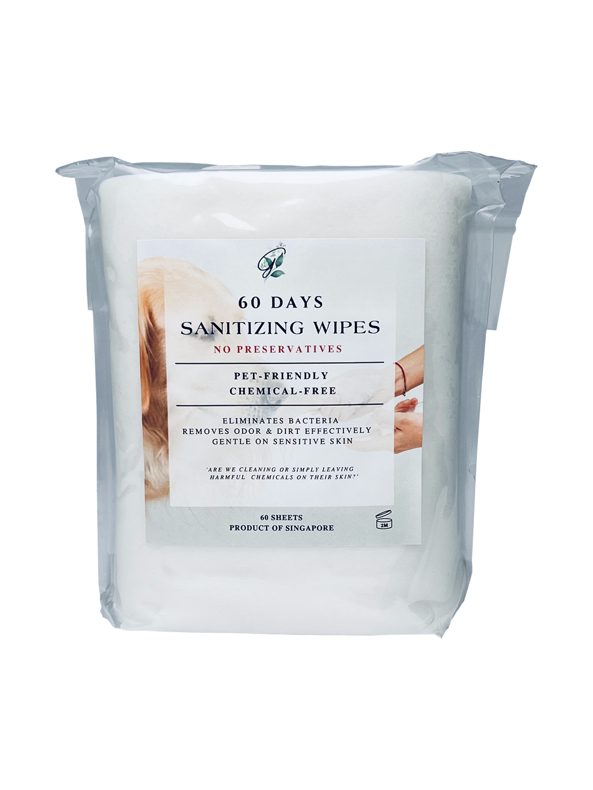 60 Days Sanitizing Wipes x 3 packs_0