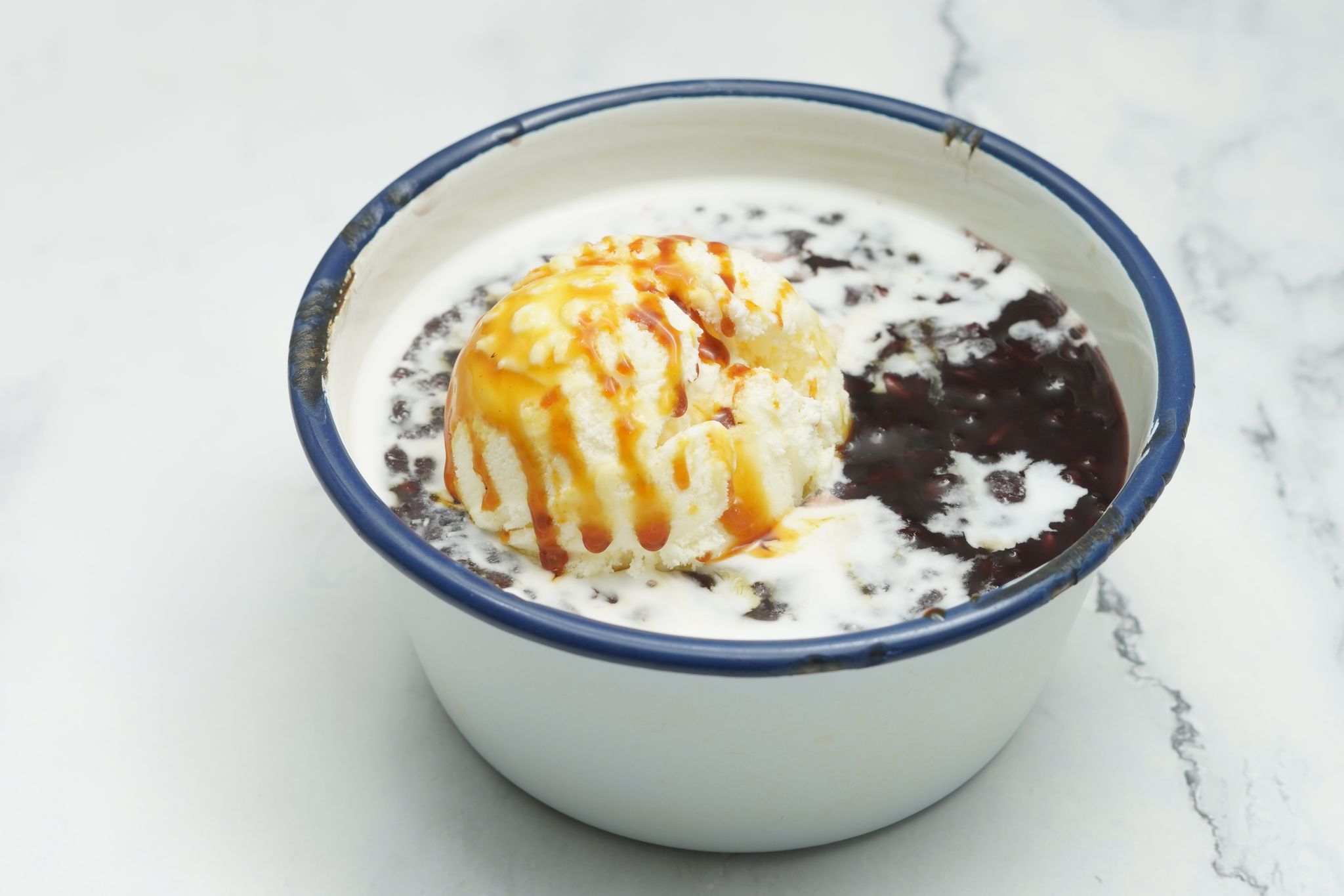 黑糯米雪糕 Cold Black Glutinous Rice w/ Coconut Milk & Ice Cream_0