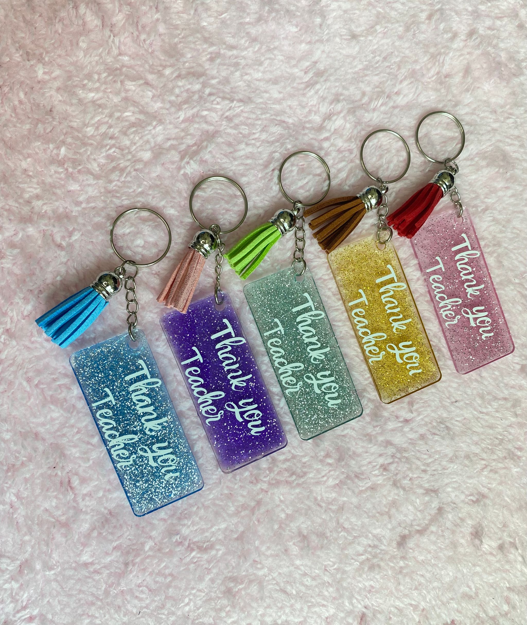 Personalised Keychain - Thank you Teacher_0