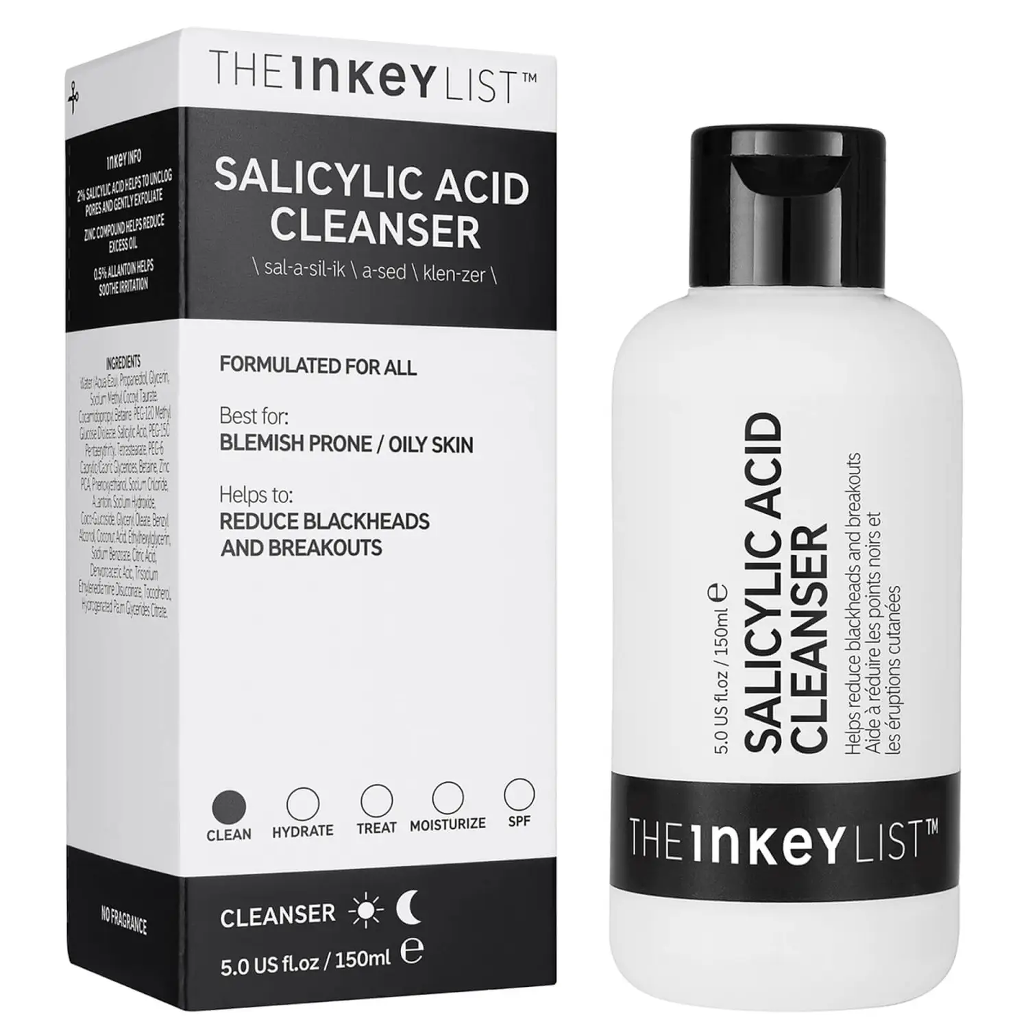 The INKEY Salicylic Acid Cleanser 150ml_3