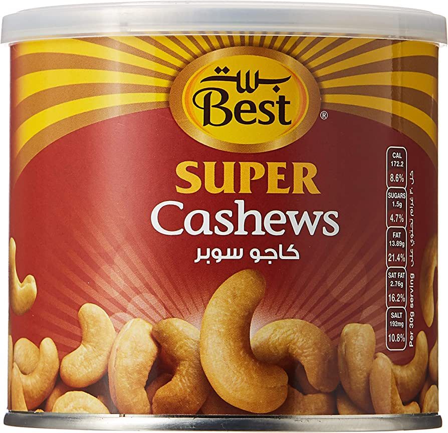 Best Super Cashews Tin(Product of UAE)  - 100 GM_0