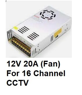 DC Power supply   12V 20A  250W with Fan_0