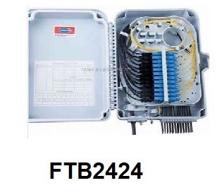 FTB-2424 (EVO 24 Port Fiber Termination Box with Splice Tray 300x230x80mm_0