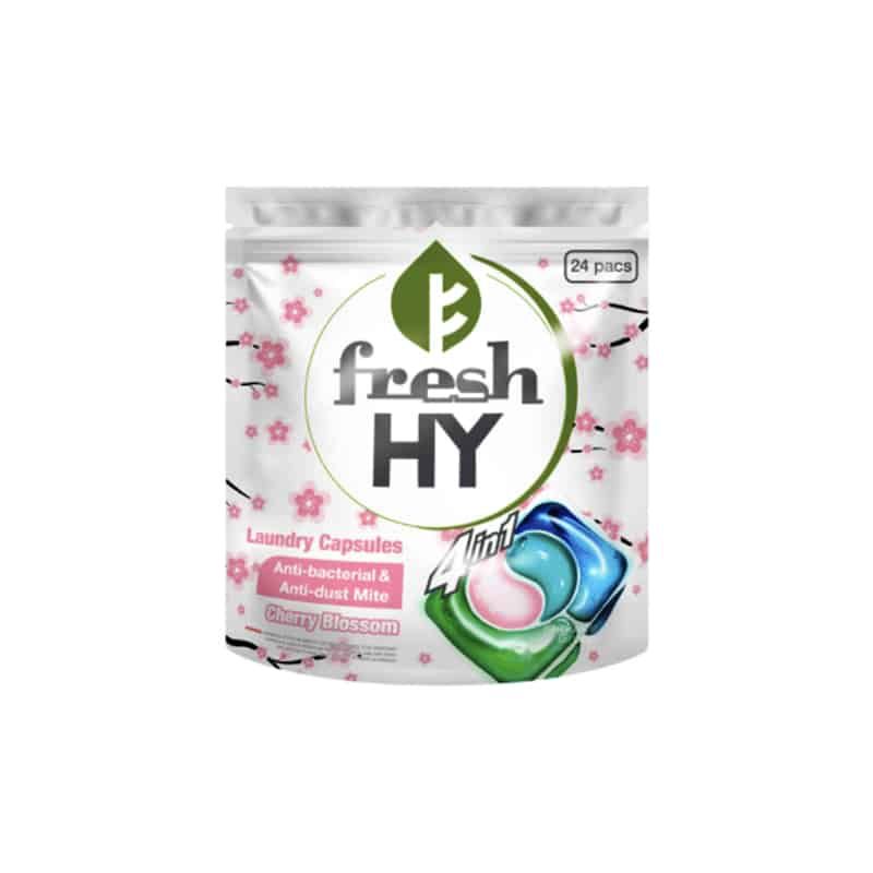 Fresh HY Laundry Capsules Cherry Blossom Flavor - 24s_0