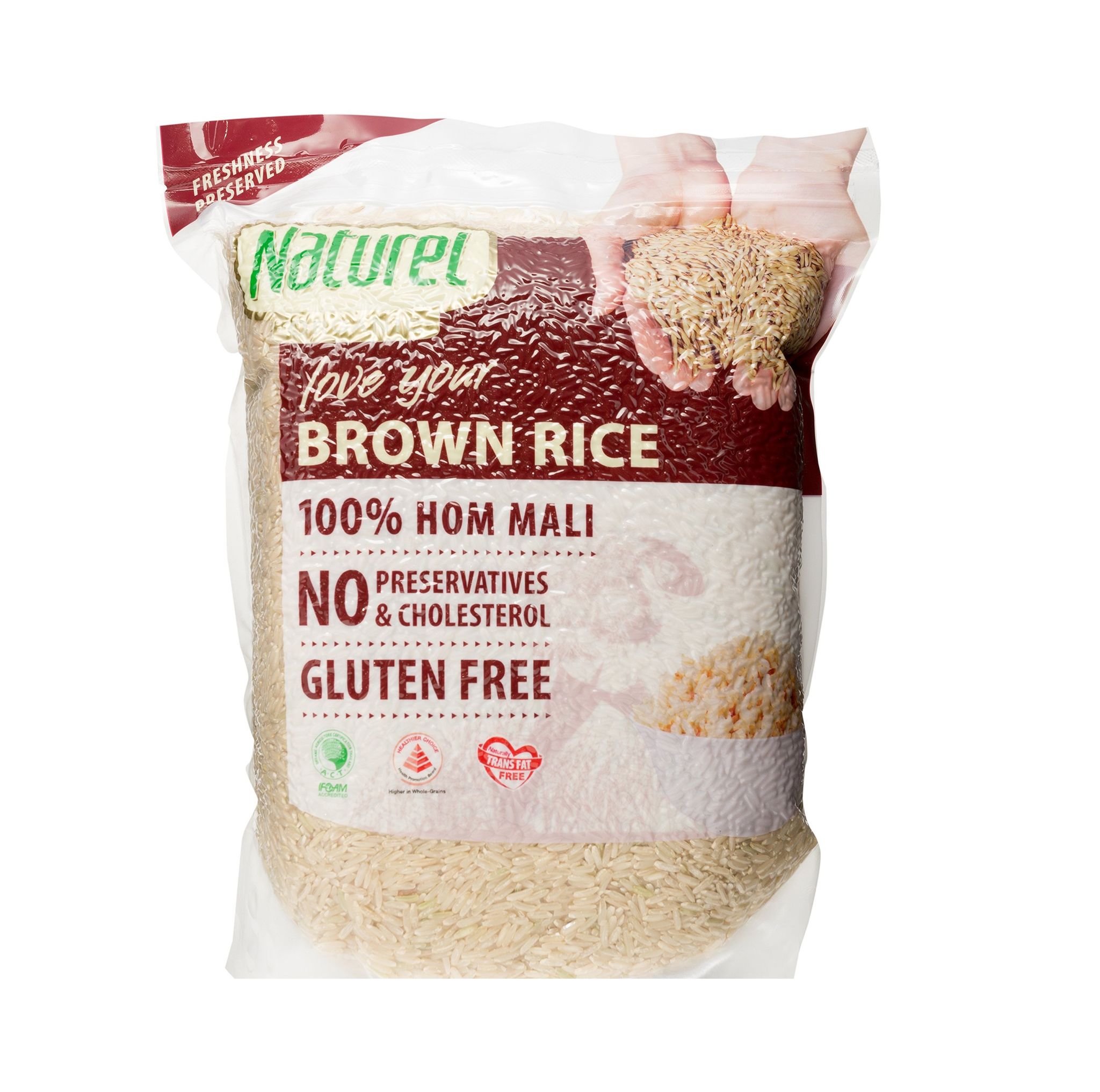 Naturel Organic Brown Rice (Cholesterol & Gluten Free) -2 KG_0