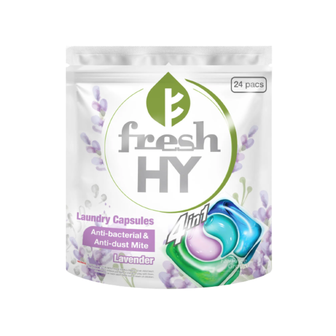 Fresh HY Laundry Capsules Lavender Flavor - 24s_0