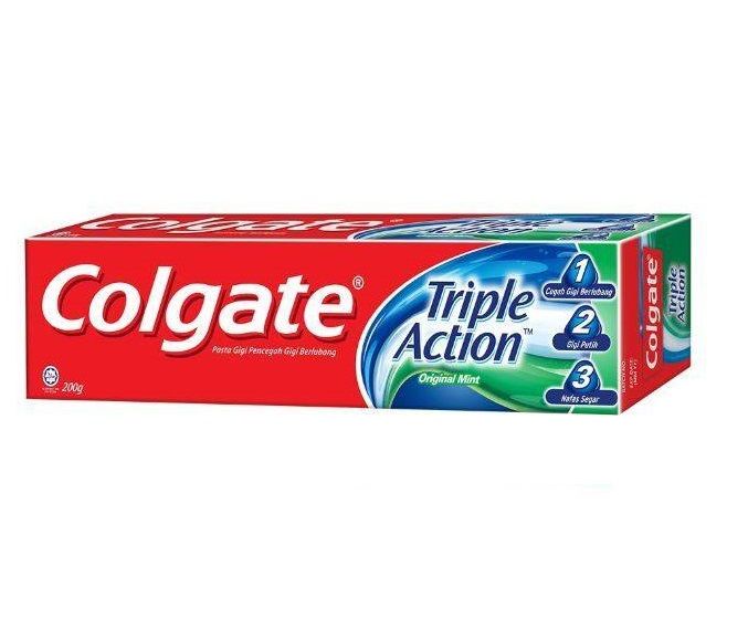 Colgate Triple Action Mint Toothpaste - 200 GM_0