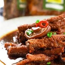 brasied chicken feet mushroom_2