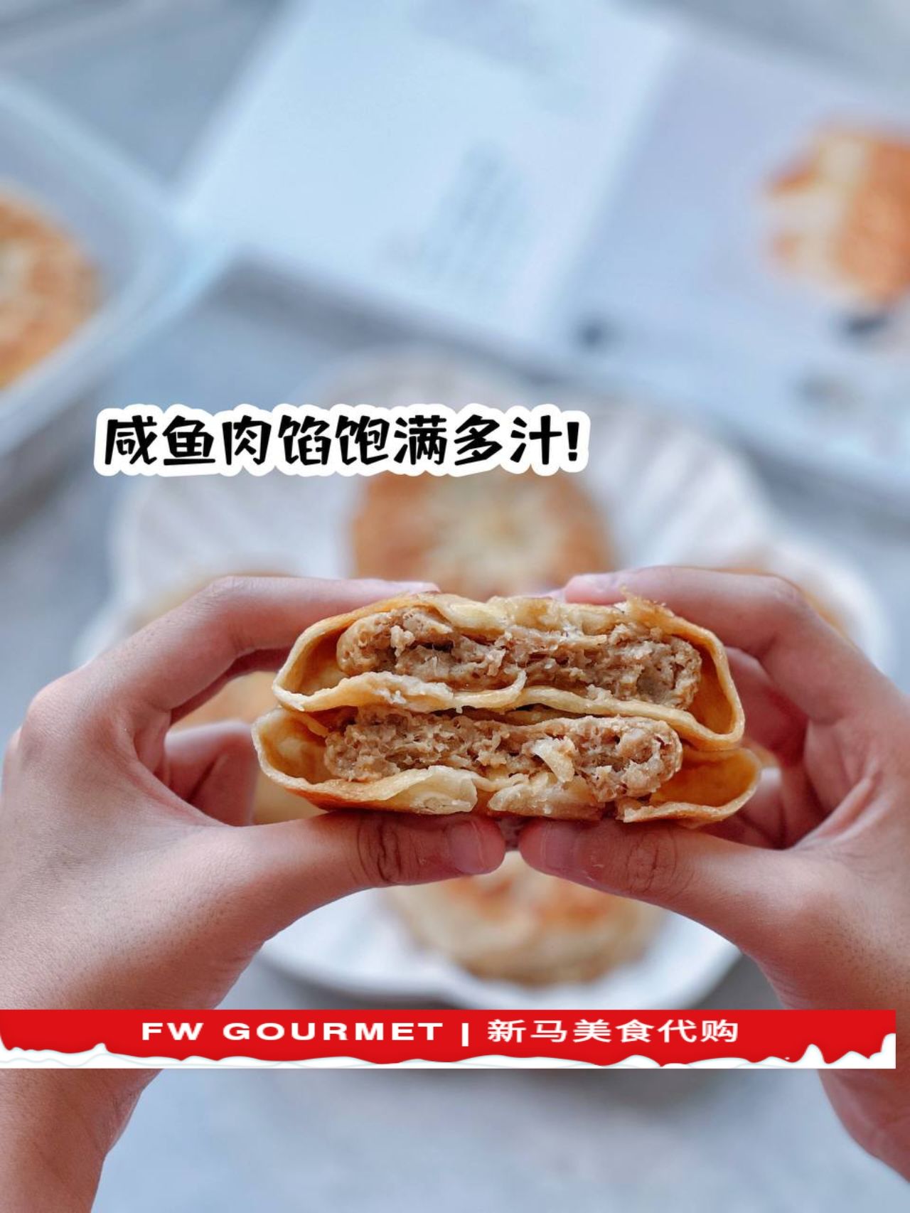 Salted Fish Pork Pan Fry Bun 咸鱼猪肉煎包_1
