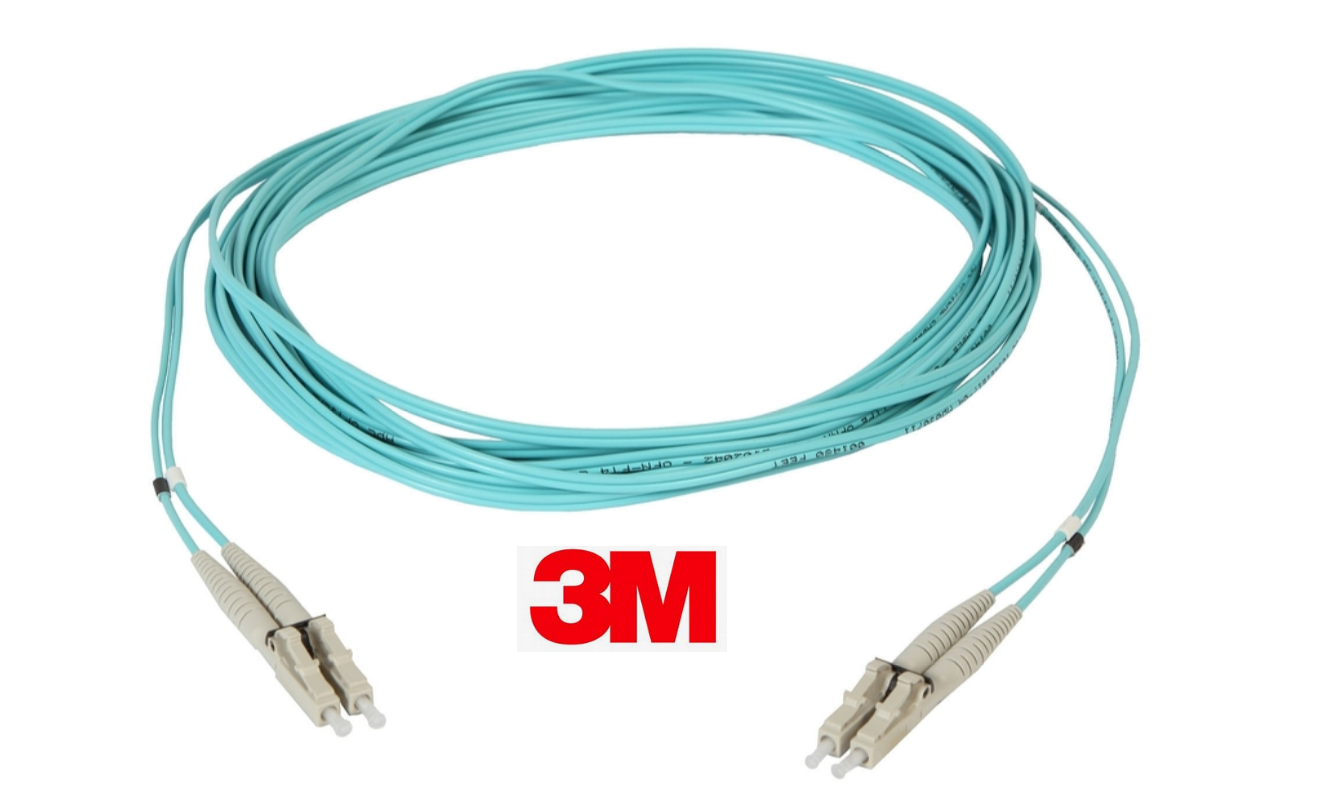 XF500003454 MM (3M LC/UPC-LC/UPC OM3 50/125um Duplex Fiber Patch Cord 3M-Light Blue)_0