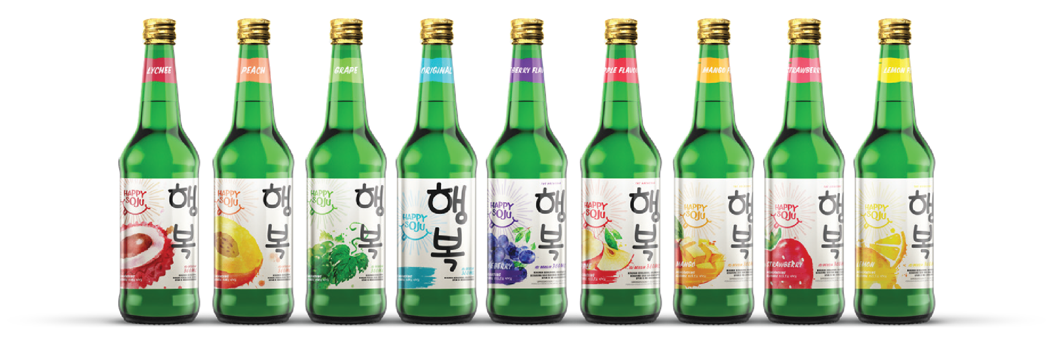 HAPPY SOJU 360 ml HAPY ARAK KOREA HEPI HEPY_0