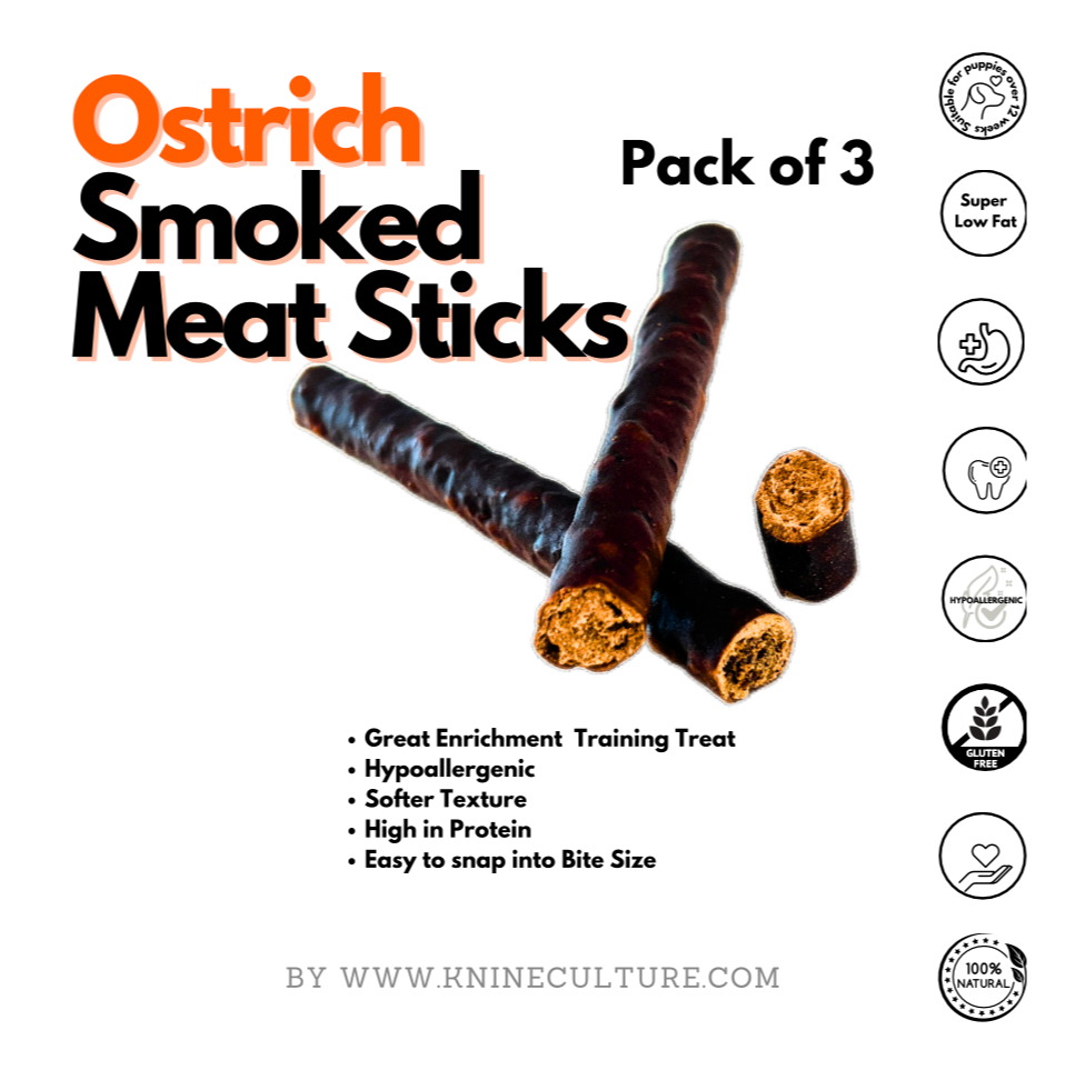 Ostrich Smoked Meat Sticks🐶_0