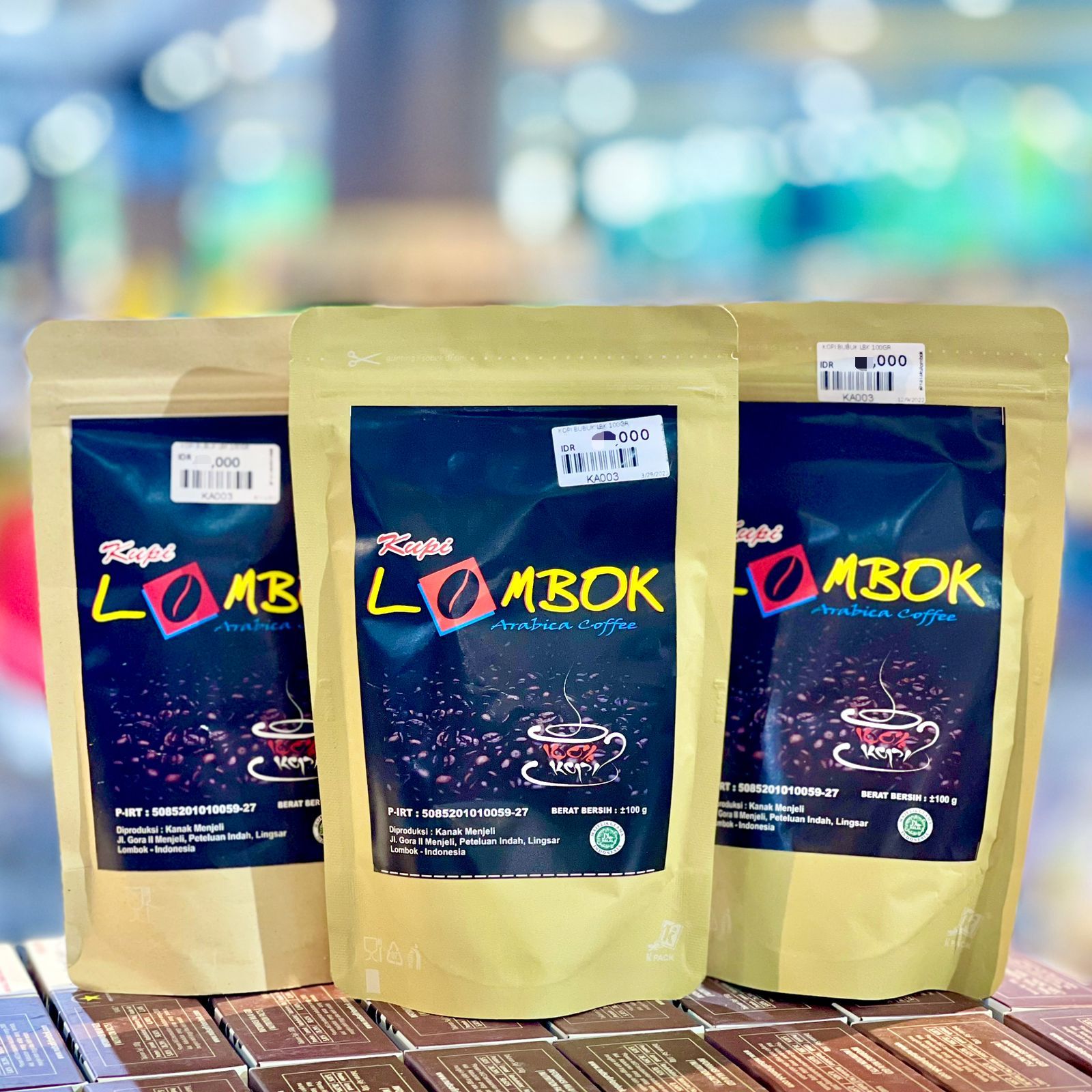 (KANAK MENJELI) KOPI BUBUK LOMBOK ARABICA 100GR_0