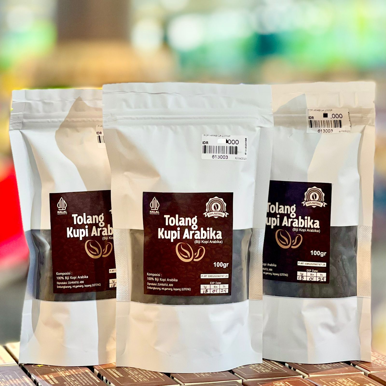 (ENI FOOD) KOPI ARABIKA BIJI 100GR_0