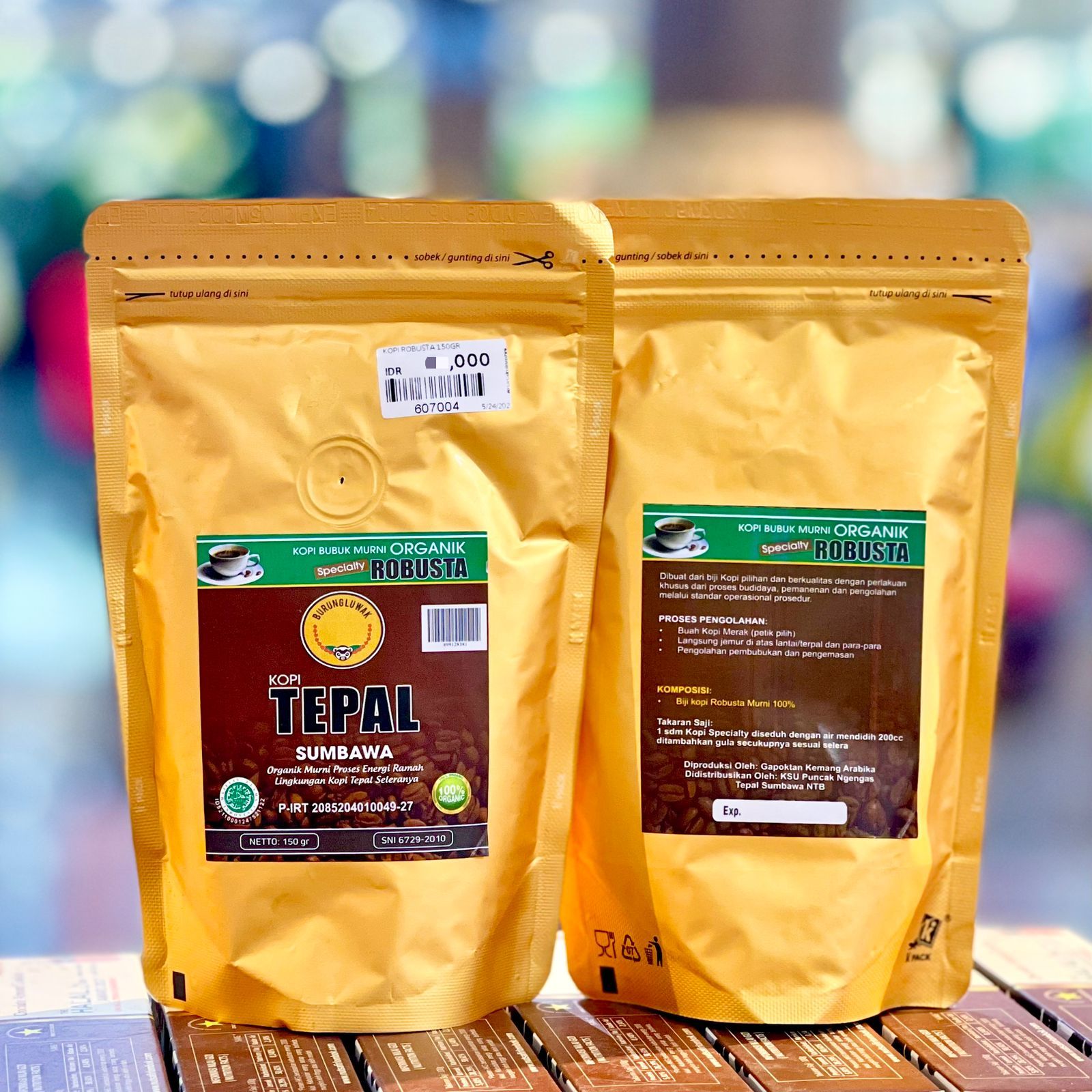 (AHDAR TEPAL) KOPI ROBUSTA TEPAL 150GR_0